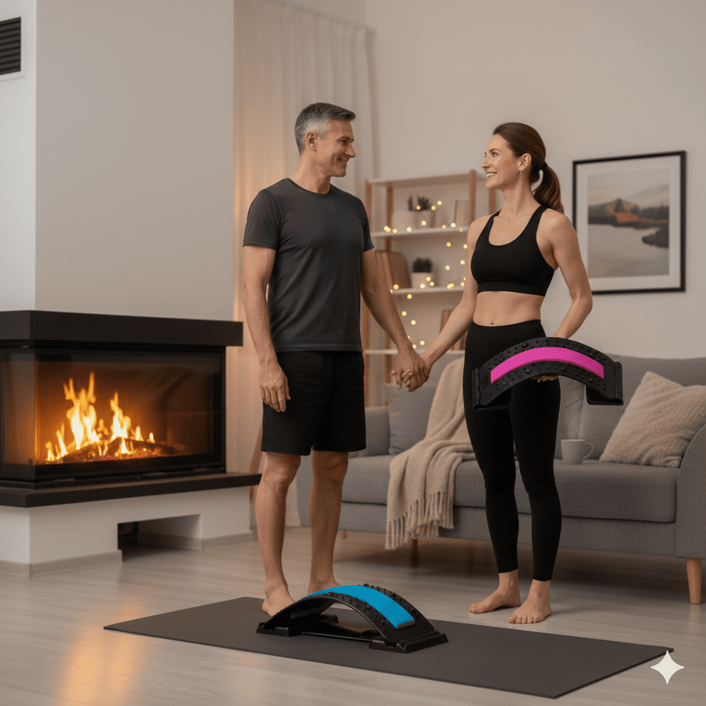 coussin ergonomique postura couple etirement salon