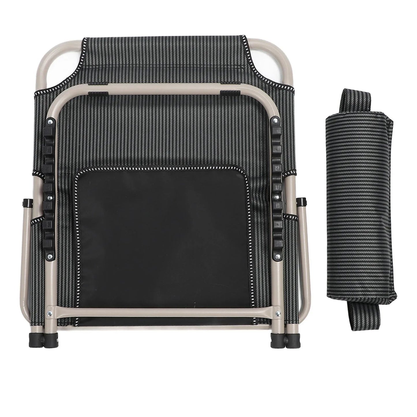 coussin pour le dos dosea couleur noir raye