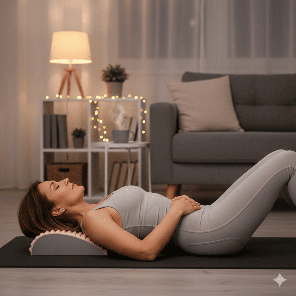 Coussin pour les lombaires Ergolux™ : soutien optimal et soulagement du dos - Enfin Actif 50+