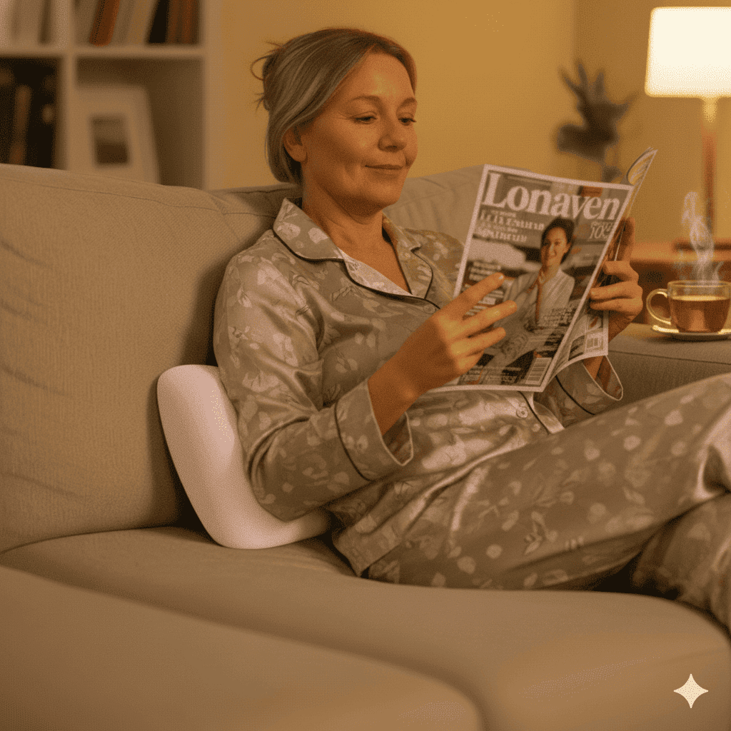 Coussin pour lombaire CalmDos™ : confort mémoire de forme et soulagement du dos - Enfin Actif 50+