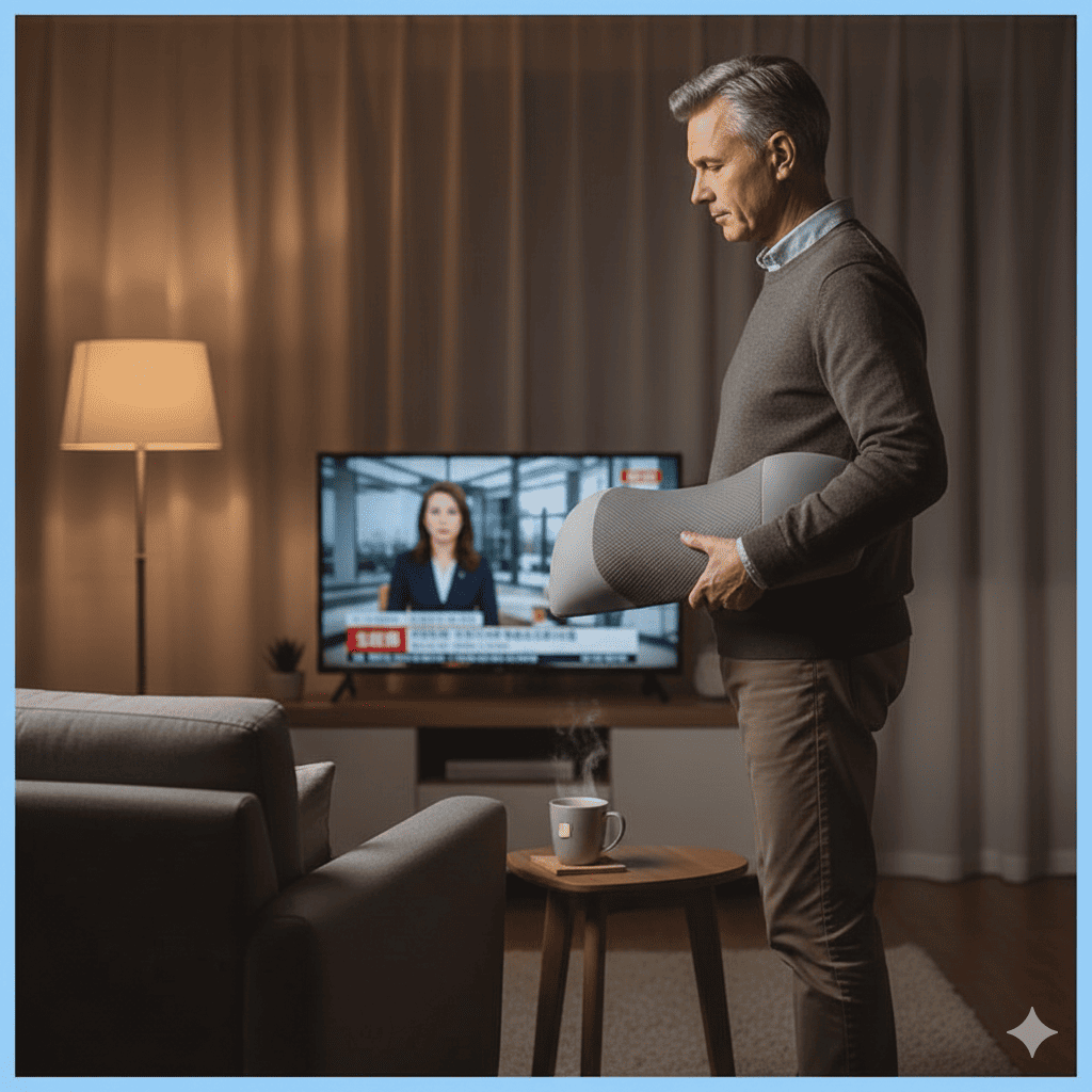 Coussin pour lombaire CalmDos™ : confort mémoire de forme et soulagement du dos - Enfin Actif 50+