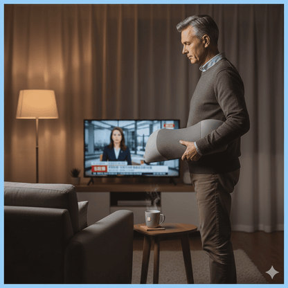 Coussin pour lombaire CalmDos™ : confort mémoire de forme et soulagement du dos - Enfin Actif 50+