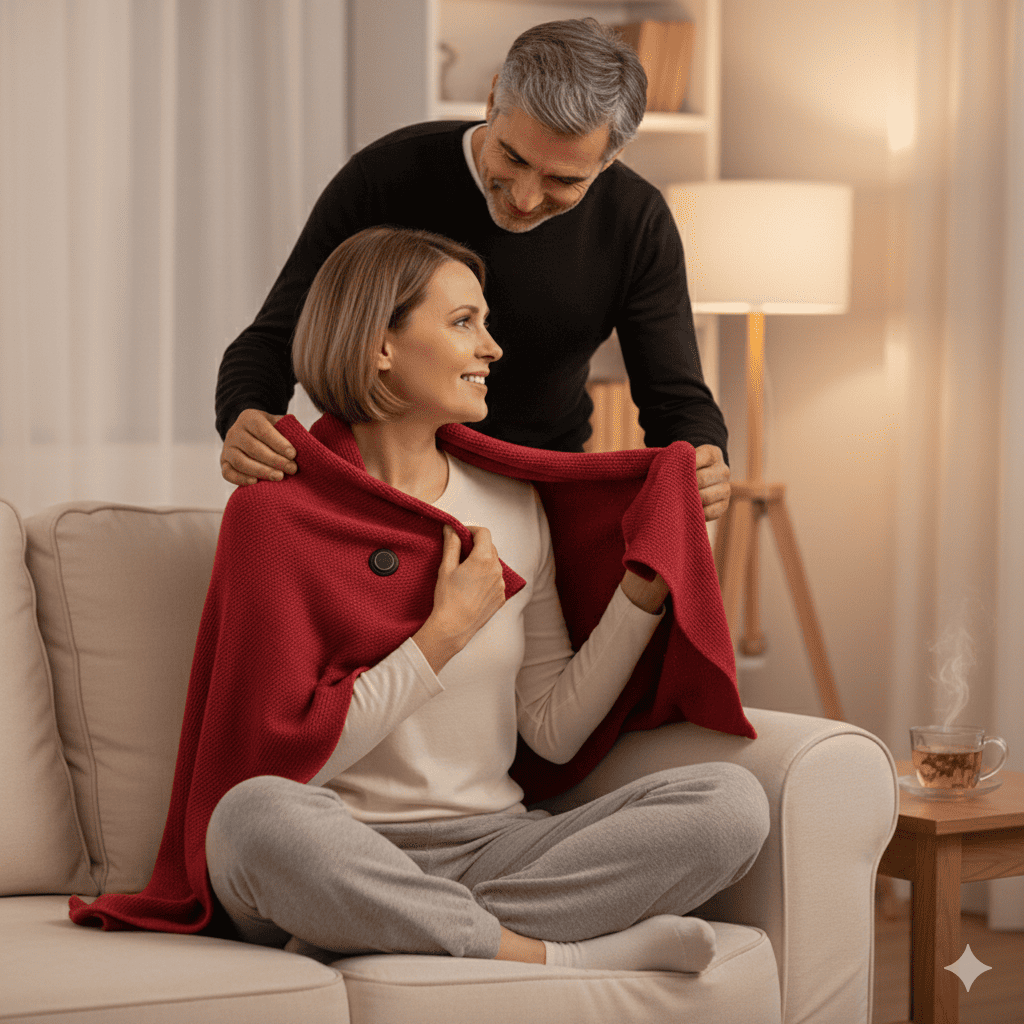 Couverture Chauffante SootheComfort™ USB pour Douleurs Musculaire - Enfin Actif 50+