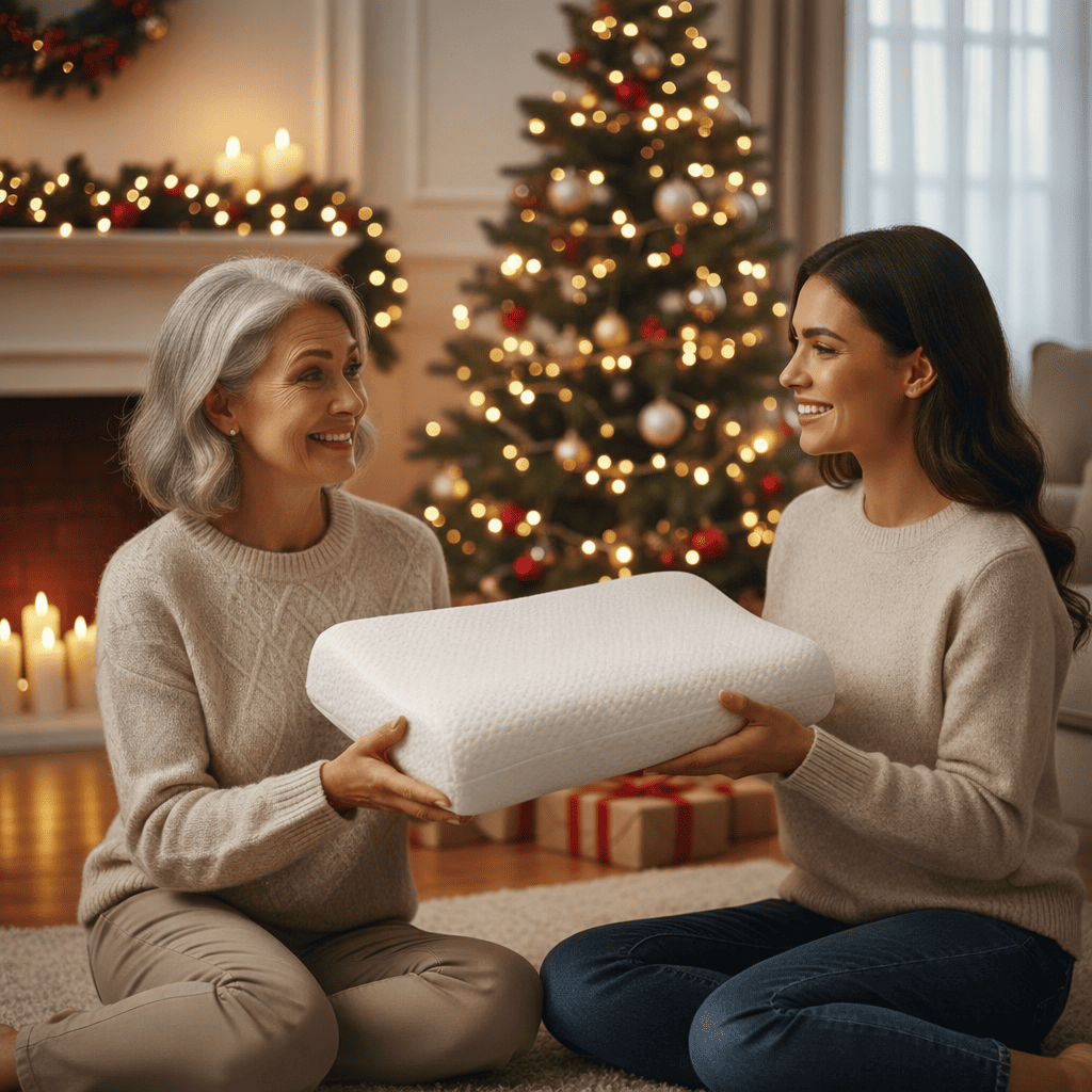 oreiller a memoire de forme idee cadeau