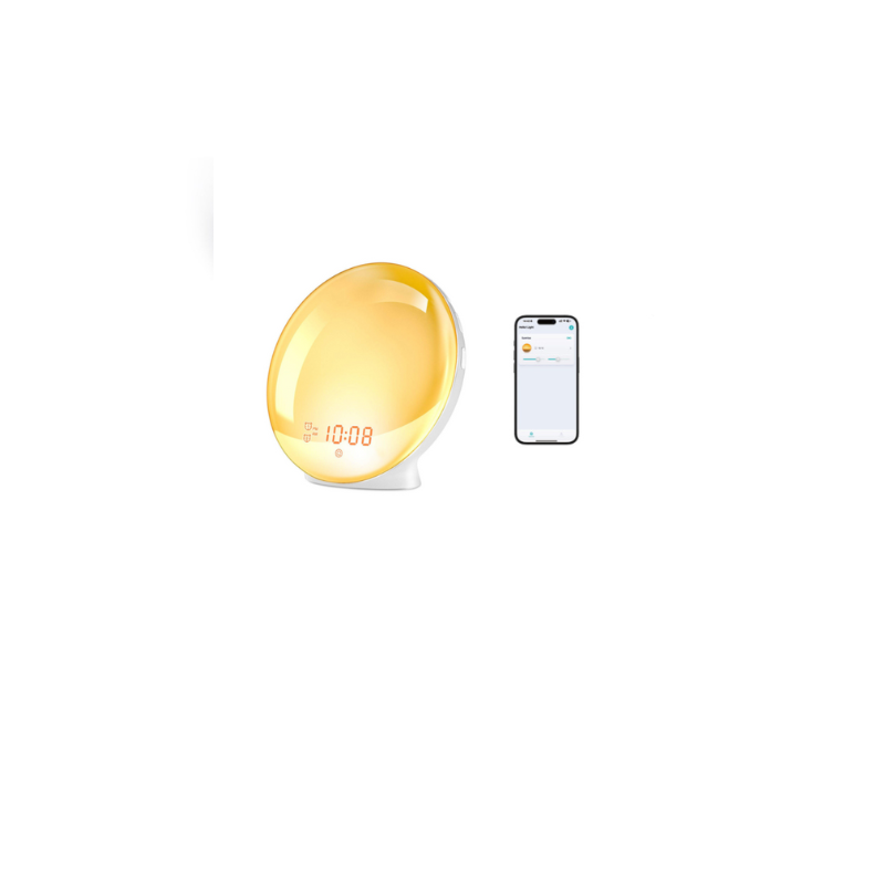 reveil simulateur d'aube variante apps bluetooth