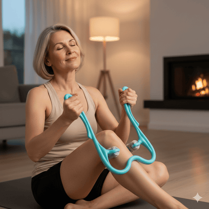 rouleau massage rollease femme soulager pieds