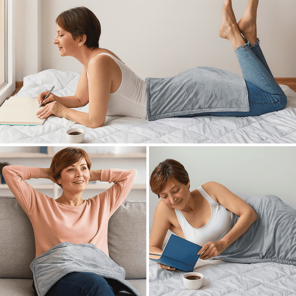 Tapis chauffant dos RelaxDos™ – Soulagement musculaire et sommeil réparateur - Enfin Actif 50+