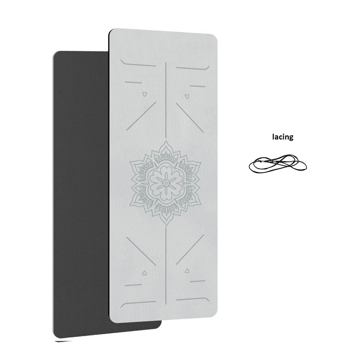 tapis de yoga gris