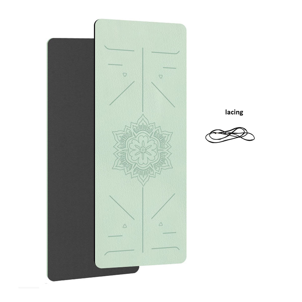 tapis de yoga vert