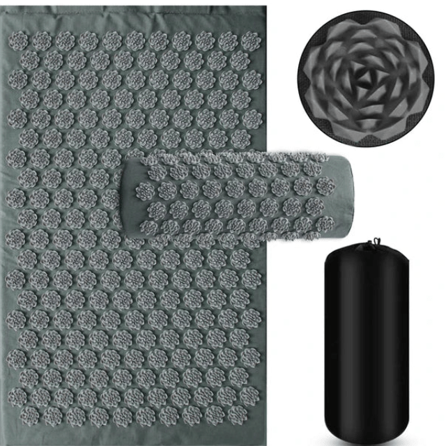 ZenPression+ | Tapis d’Acupression - Soulage les tensions et stimule la circulation | Auto - massage & Bien - être naturel - Enfin Actif 50+